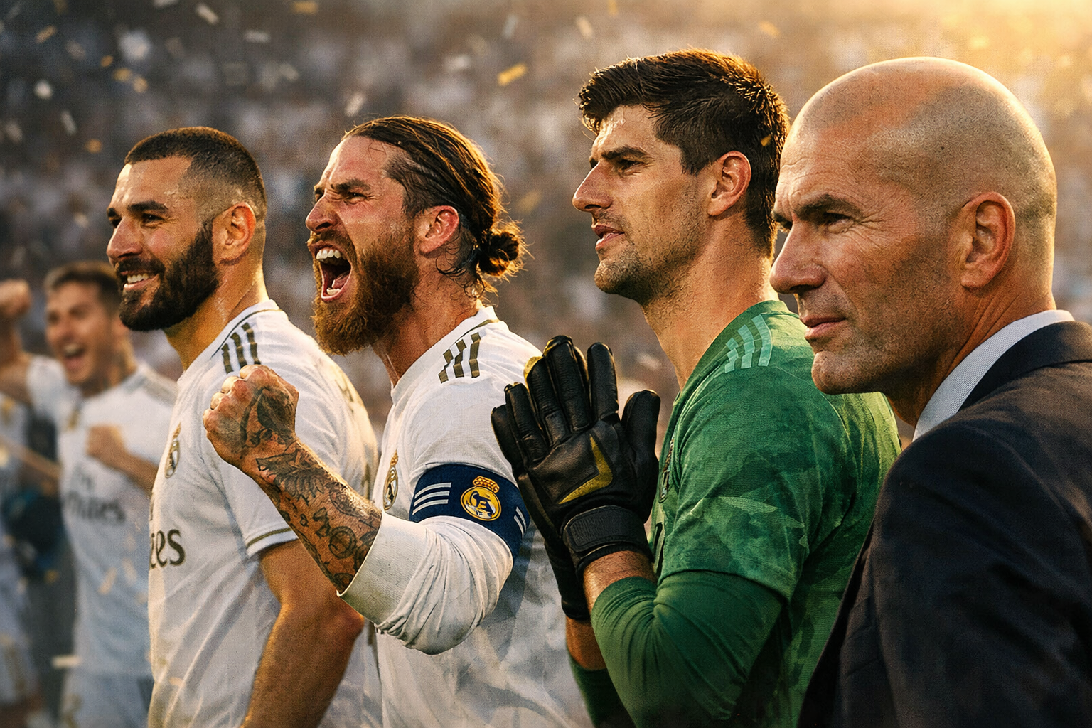 Feature image for Come il Real Madrid ha chiuso la Liga: Benzema, Ramos, Courtois e Zidane dietro il 34° titolo