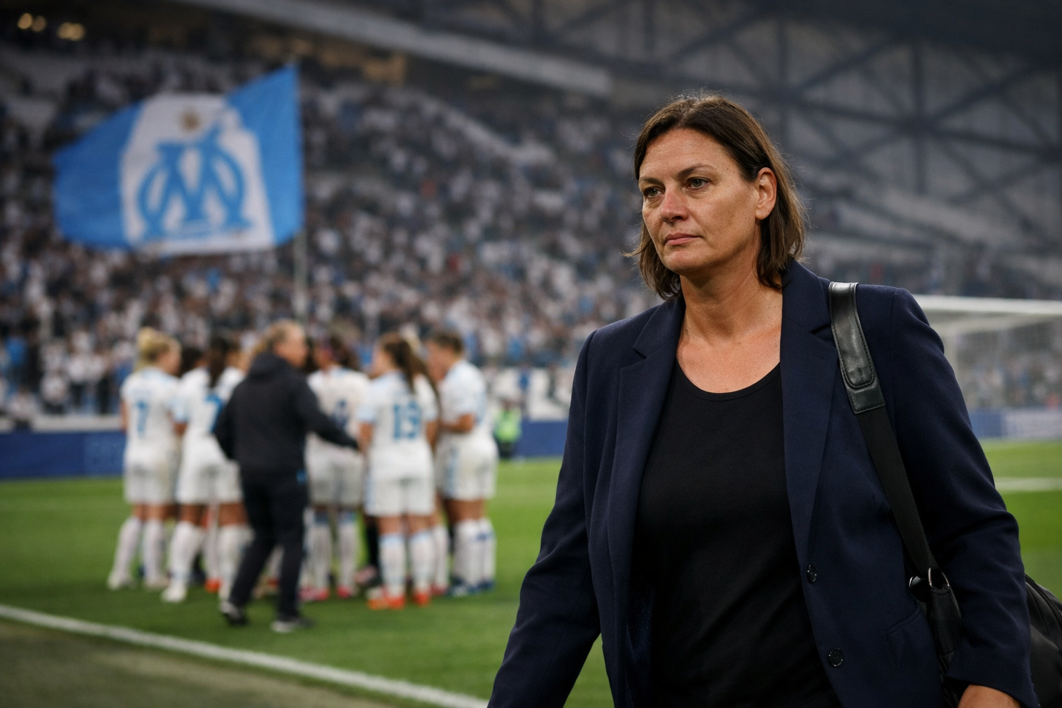 Feature image for Corinne Diacre leaves Marseille after one season despite keeping club in the top flight