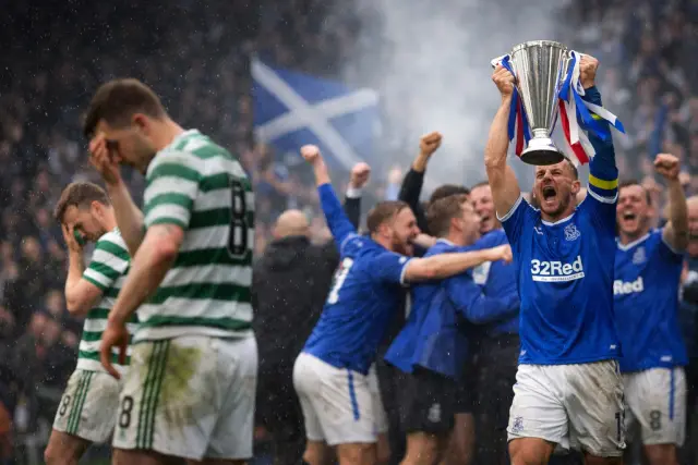 Feature image for How Celtic’s bid for a historic 10th straight title unraveled as Rangers reclaimed the crown