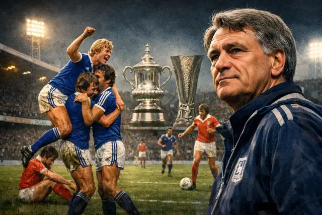 Feature image for How Bobby Robson’s Ipswich Town came agonisingly close to a 1981 treble
